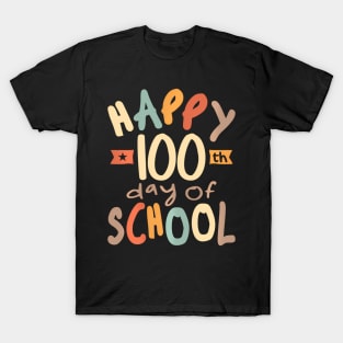 100Th Day Of School Teachers Kids Child Happy 100 Days T-Shirt